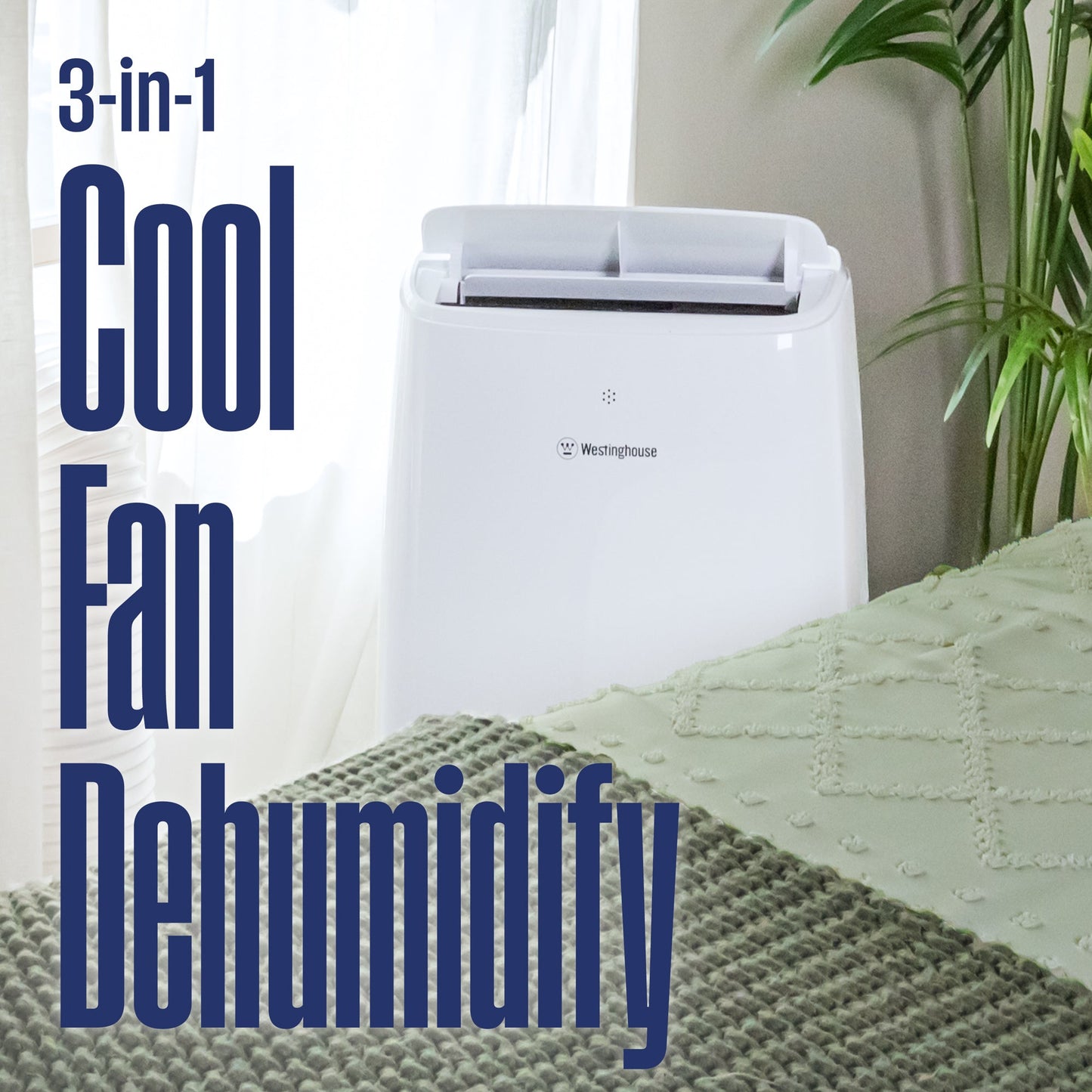 Westinghouse WPac14000s 14,000 BTU Portable Air Conditioner with Dehumidifier and Remote