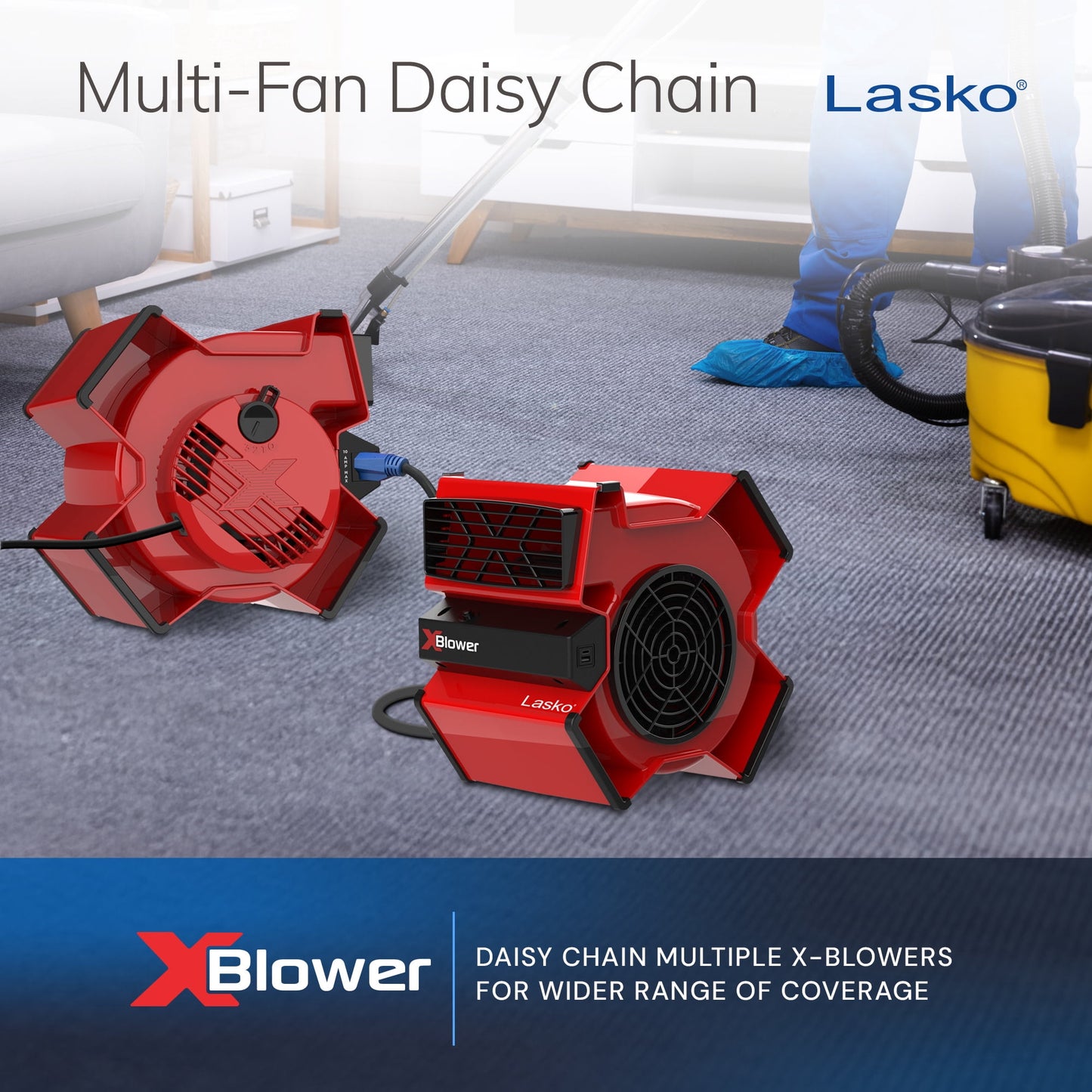 Lasko X-Blower 11" 3-Speed High Velocity Blower Fan X12900