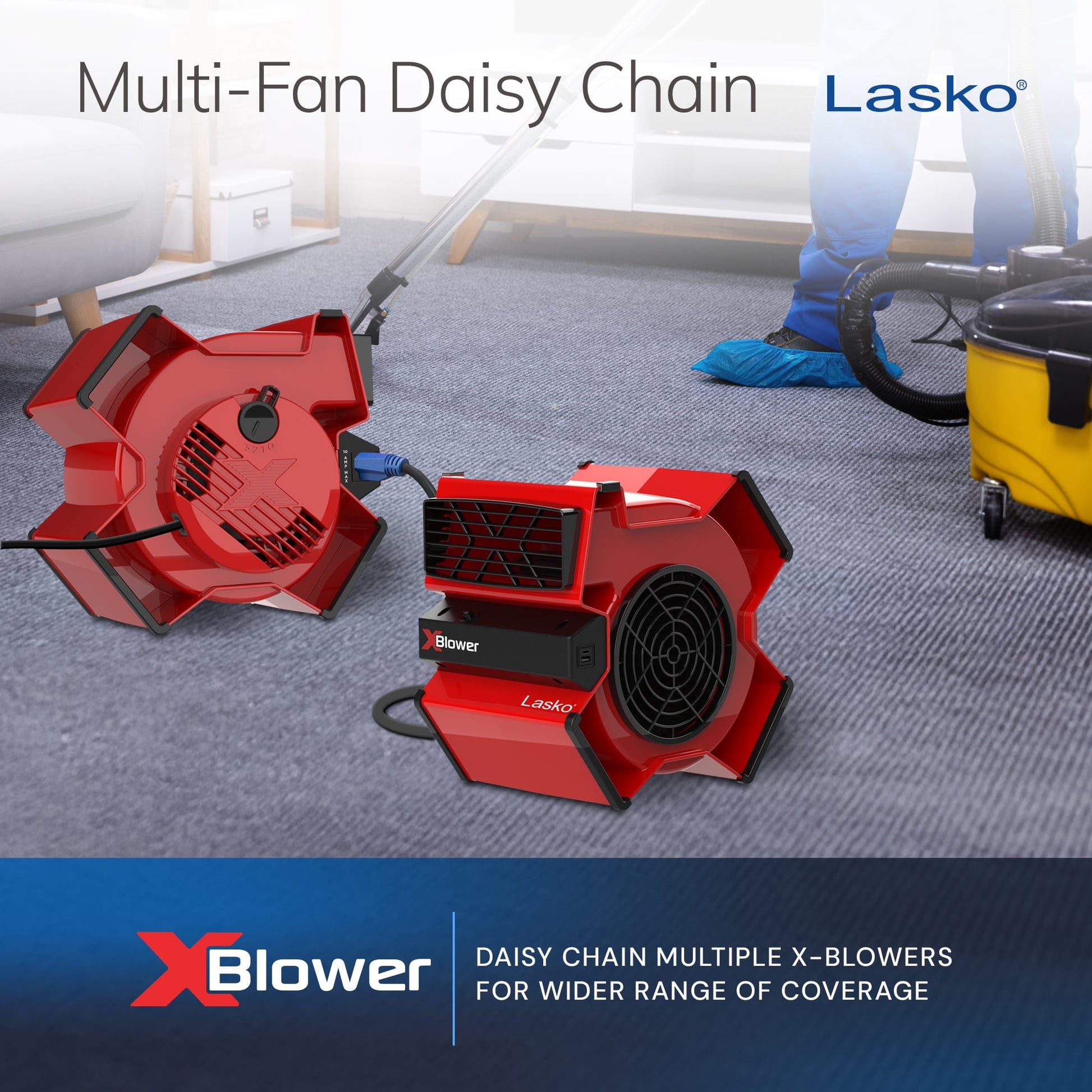 Lasko X-Blower 11" 3-Speed High Velocity Blower Fan X12900