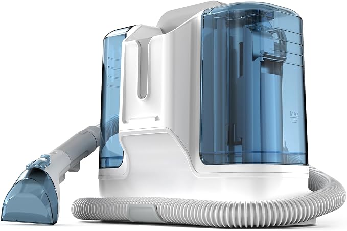 Carpet Spot & Upholstery Cleaner Handheld Stain Striker 450W Wet Washer Vacuum Portable Compact 1.8 L 8.5 lb White K15AC