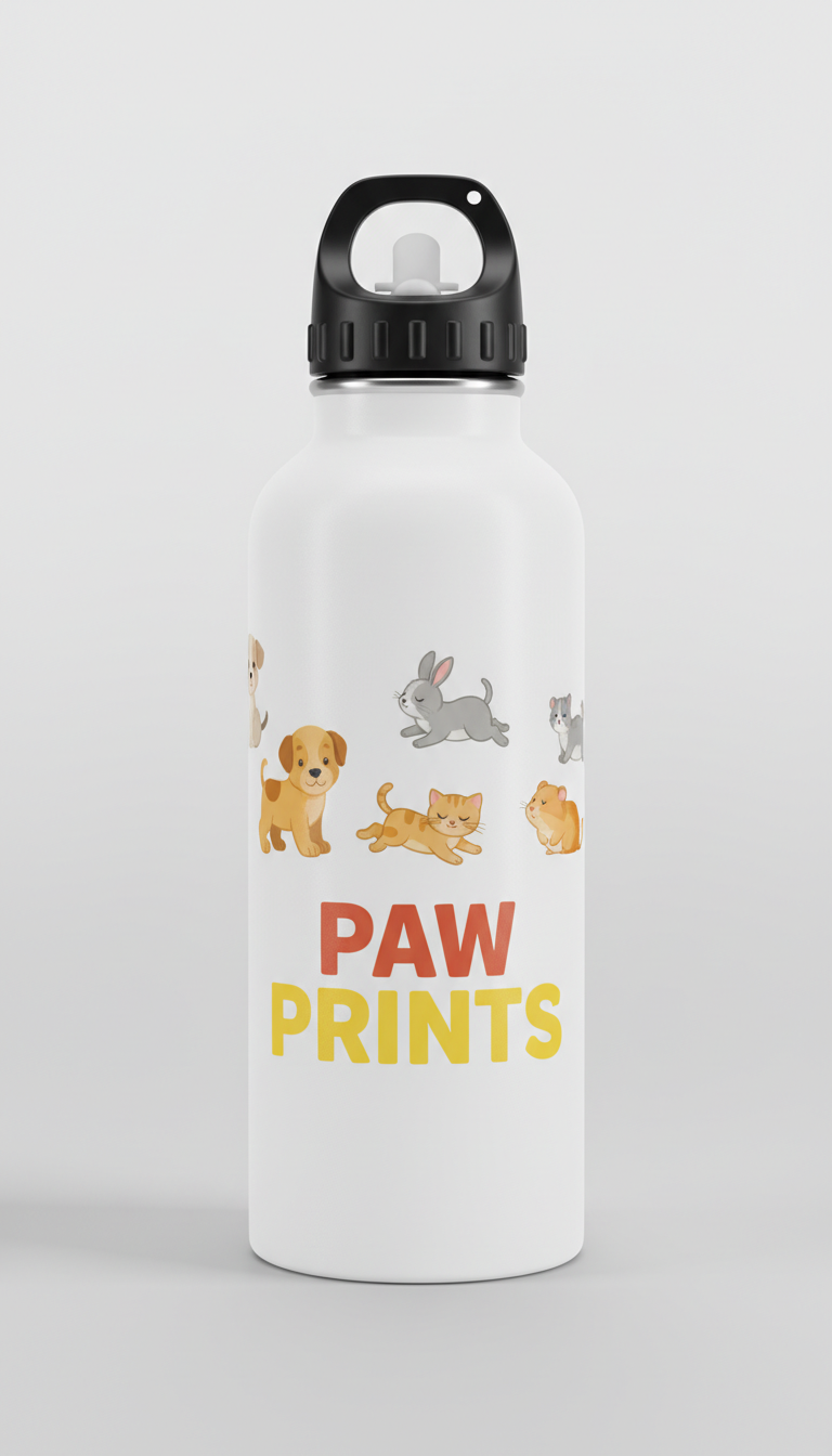 Pet Themed Water Bottle