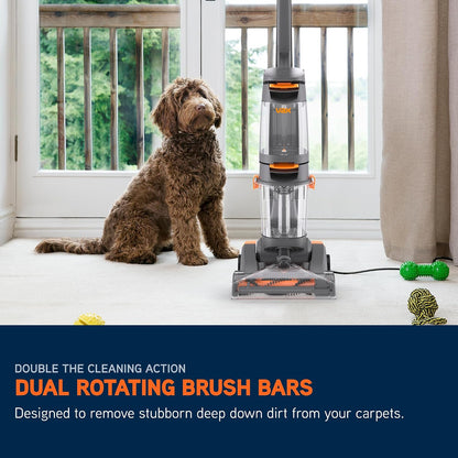 Dual Power Upright Carpet & Upholstery Cleaner W86-DP-B Stain & Odour Removal 2.7 L 12.8 lb Orange