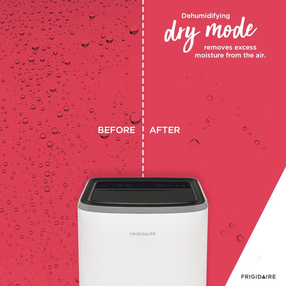 Frigidaire 12,000 BTU Portable Smart Air Conditioner with Wi-Fi White FHPW122AC1
