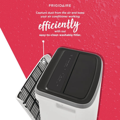 Frigidaire 12,000 BTU Portable Smart Air Conditioner with Wi-Fi White FHPW122AC1