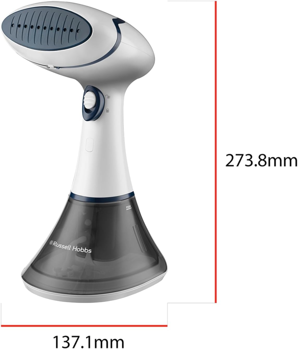 Handheld Clothes Steamer 1600W 200ml 45-Second Heat-Up 10-Minute Steam Time 20g Output Compact for Home & Travel 25591 White