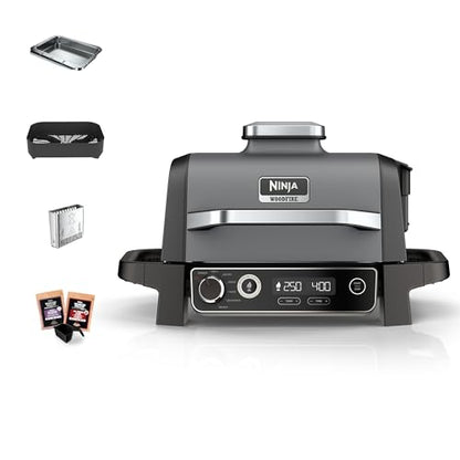Woodfire OG701UK Electric BBQ Grill & Smoker - Black
