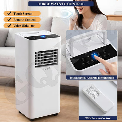 Portable Air Conditioner 7000 BTU Floor Standing AC Unit Cools Up to 240 Sq Ft Dehumidifier 28.7 lb Multicolor