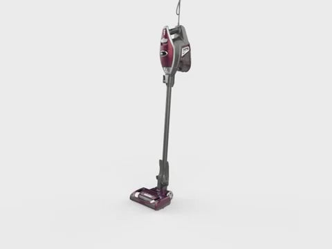Shark Rocket Pet Plus Corded Stick Vacuum XL Dust Cup Handheld Conversion LED Headlights 8.6 lb Bordeaux/Silver HV322