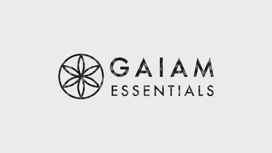 Gaiam Thick Yoga Mat Extra Cushioned NBR Foam Non-Slip Exercise Fitness Mat with Carrying Strap 72 x 24 Inch