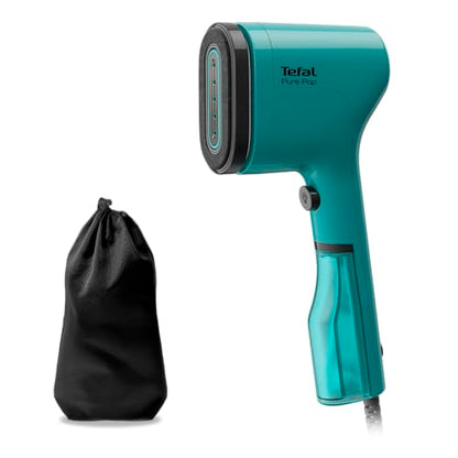 Pure Pop Slim Handheld Clothes Steamer 20 g/min 15-Second Heat-Up 70 ml Detachable Tank Travel-Ready Green