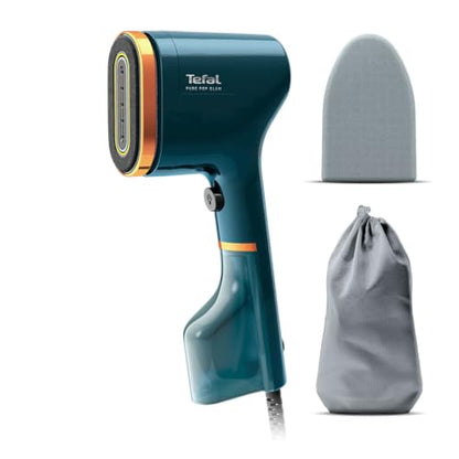 Pure Pop Slim Handheld Clothes Steamer 20 g/min 15-Second Heat-Up 70 ml Detachable Tank Travel-Ready Green