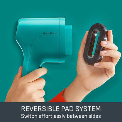 Pure Pop Slim Handheld Clothes Steamer 20 g/min 15-Second Heat-Up 70 ml Detachable Tank Travel-Ready Green