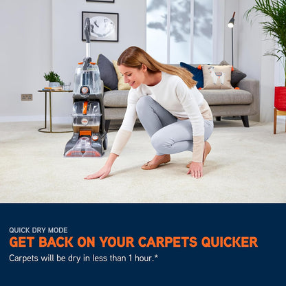 Rapid Power Revive Upright Carpet & Upholstery Cleaner CWGRV011 SpinScrub 4.7 L 18.5 lb Graphite