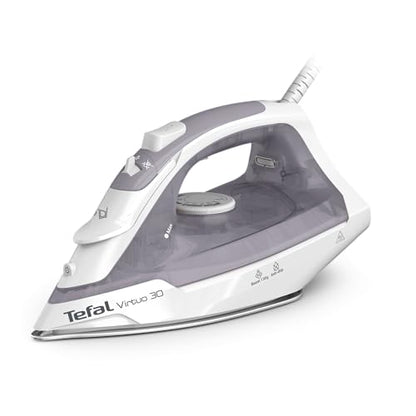Virtuo 30 2000W Steam Iron Ceramic Soleplate Anti-Drip 130 g/min Steam Boost 27 g/min Continuous 8.1 fl oz Tank Vertical Steam 30-Second Heat-Up FV2C47G0