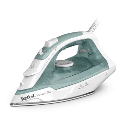 Virtuo 30 2000W Steam Iron Ceramic Soleplate Anti-Drip 130 g/min Steam Boost 27 g/min Continuous 8.1 fl oz Tank Vertical Steam 30-Second Heat-Up FV2C47G0